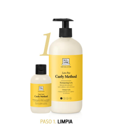 paso 1 curly method soivre cosmetics