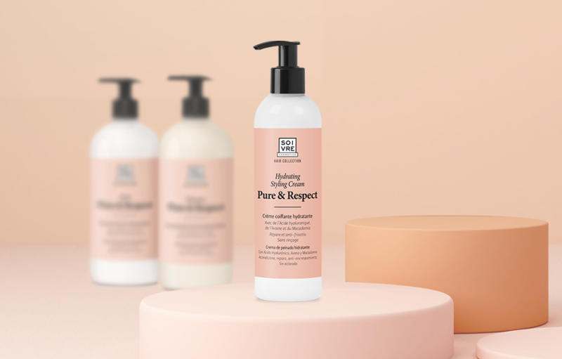 crema de peinado Pure & Respect Soivre Cosmetics