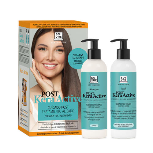 kit cuidado post tratamiento alisado Kera Active Soivre Cosmetics